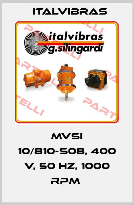 MVSI 10/810-S08, 400 V, 50 HZ, 1000 RPM  Italvibras
