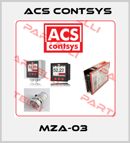 MZA-03  ACS CONTSYS
