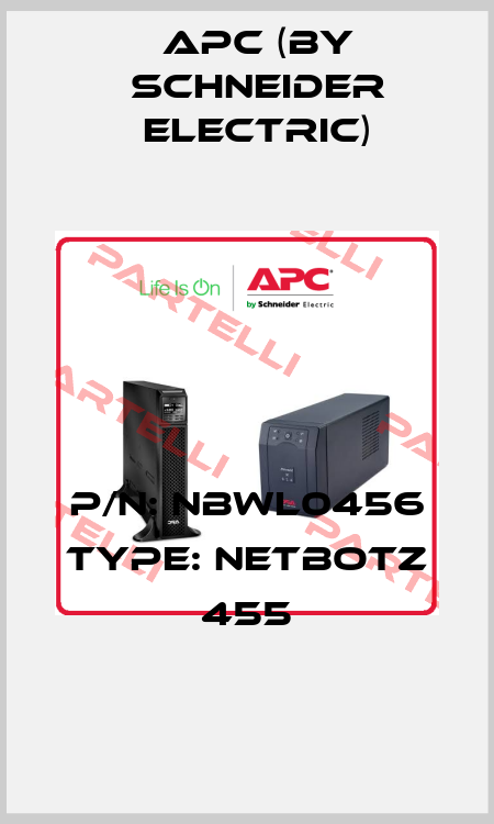 P/N: NBWL0456 Type: NetBotz 455 APC (by Schneider Electric)
