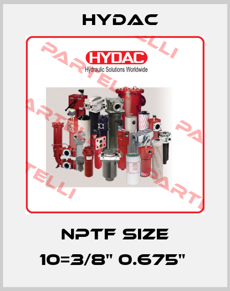 NPTF size 10=3/8" 0.675"  Hydac