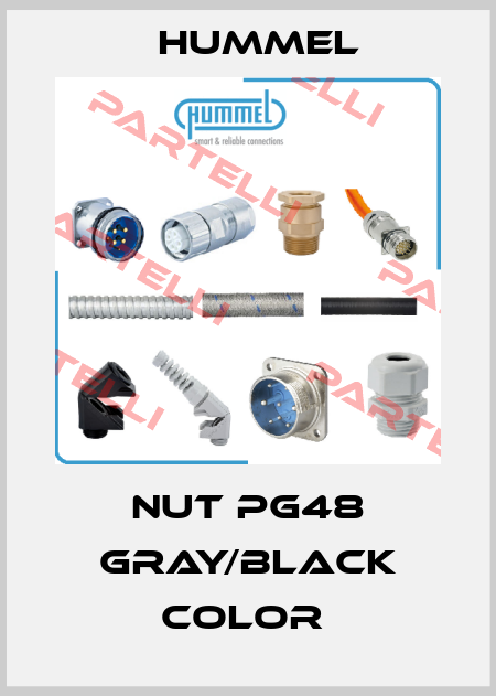 NUT PG48 GRAY/BLACK COLOR  Hummel