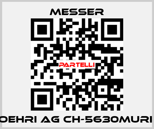 OEHRI AG CH-5630MURI  Messer