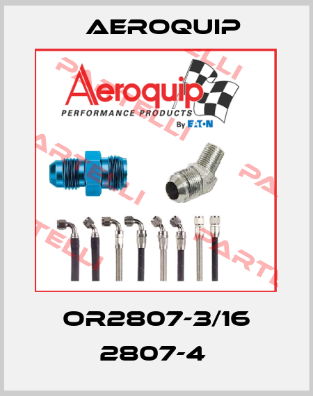 OR2807-3/16 2807-4  Aeroquip