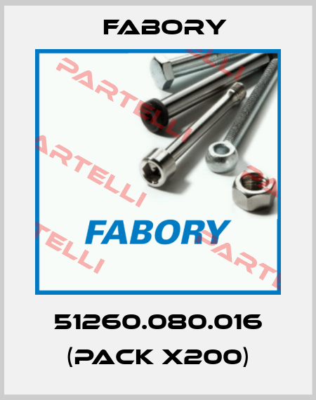 51260.080.016 (pack x200) Fabory