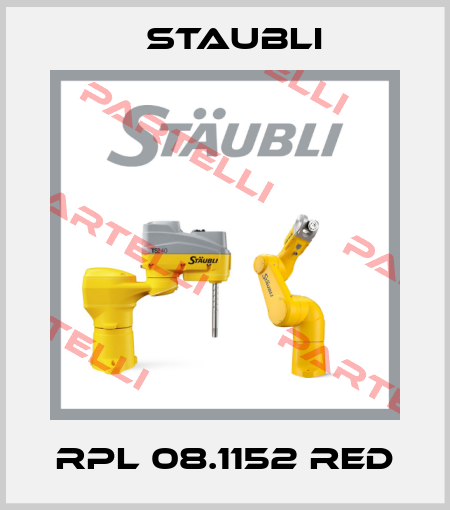 RPL 08.1152 red Staubli