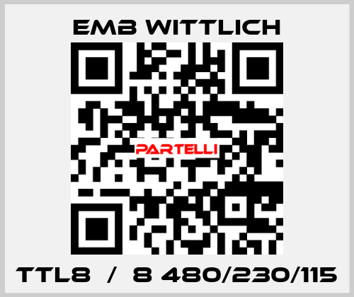TTL8  /  8 480/230/115 EMB Wittlich