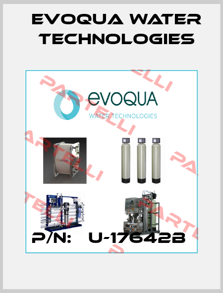 P/N:   U-17642B  Evoqua Water Technologies