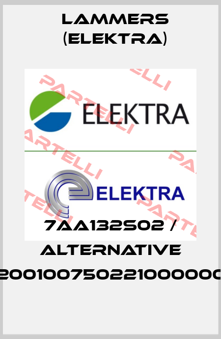 7AA132S02 / alternative 02001007502210000000 Lammers (Elektra)