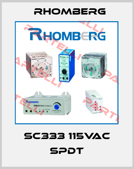 SC333 115VAC SPDT Rhomberg