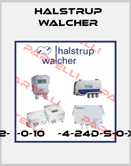 Р92-М-0-10Ра-4-24D-S-0-X-P Halstrup Walcher