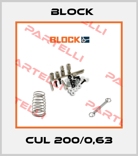 CUL 200/0,63 Block
