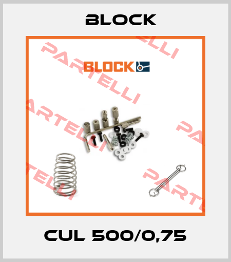 CUL 500/0,75 Block
