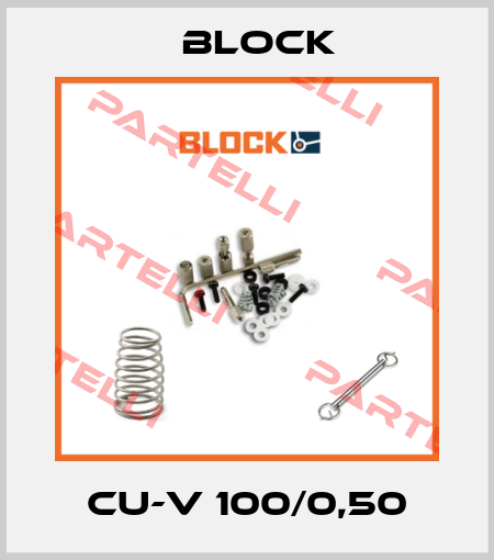 CU-V 100/0,50 Block
