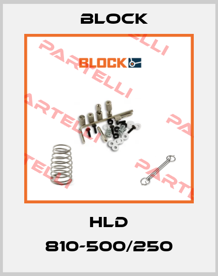 HLD 810-500/250 Block