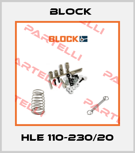 HLE 110-230/20 Block