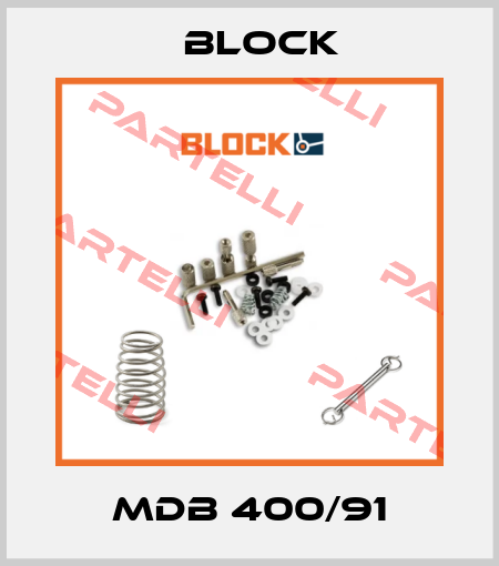 MDB 400/91 Block