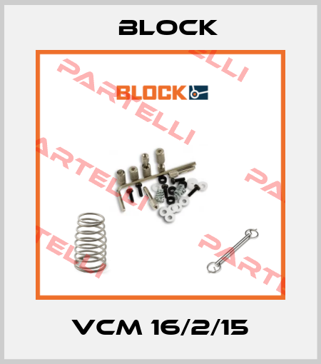 VCM 16/2/15 Block