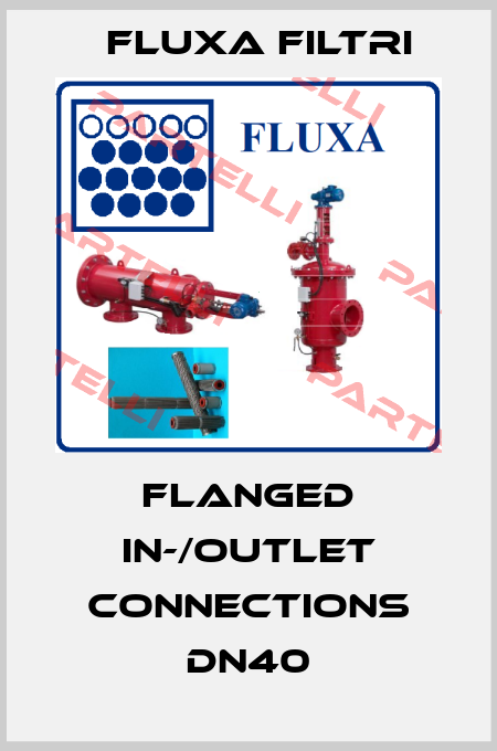 Flanged in-/outlet connections DN40 Fluxa Filtri