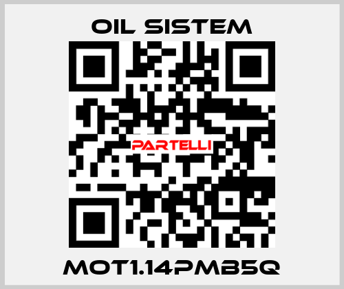 MOT1.14PMB5Q Oil Sistem