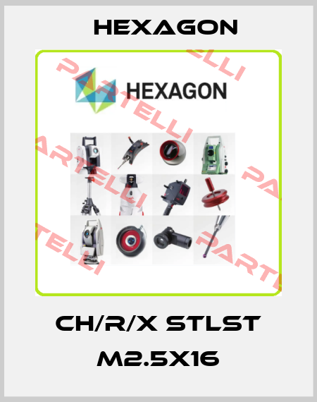 CH/R/X STLST M2.5X16 Hexagon