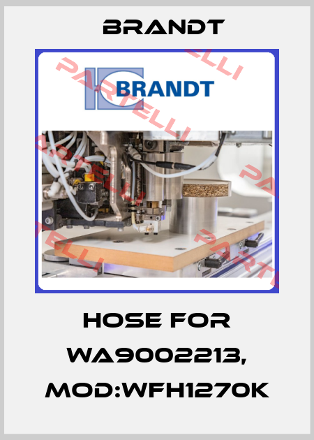 Hose for WA9002213, Mod:WFH1270K Brandt