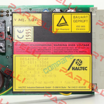 TSR435S-5/15A Witchtec (formerly HALTEC Industrie-Elektronik)