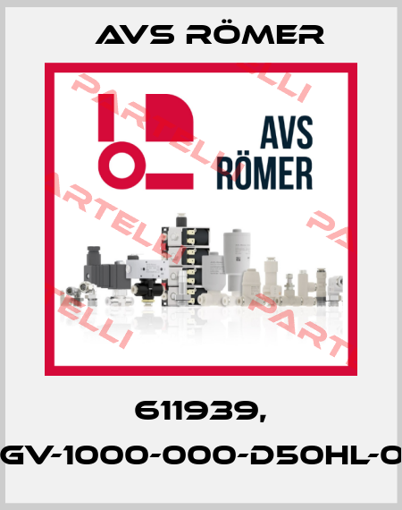 611939, XGV-1000-000-D50HL-04 Avs Römer