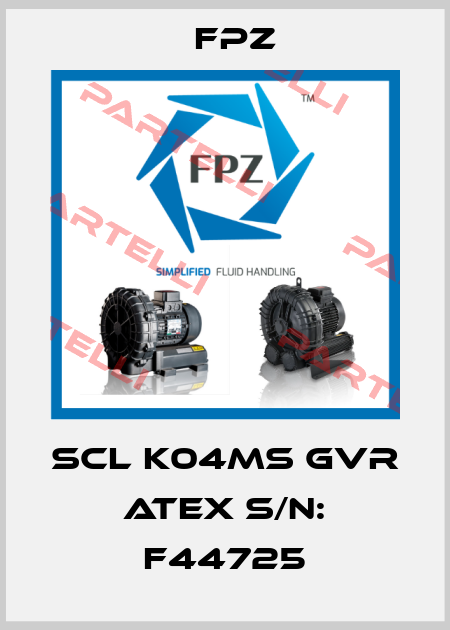 SCL K04MS GVR Atex S/N: F44725 Fpz