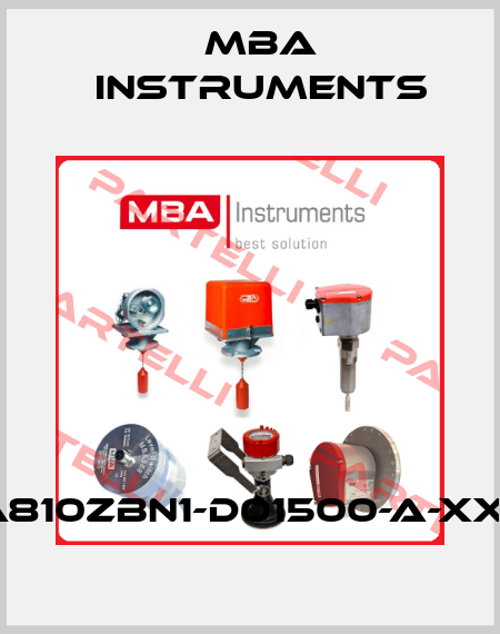 MBA810ZBN1-D01500-A-XXEXX MBA Instruments