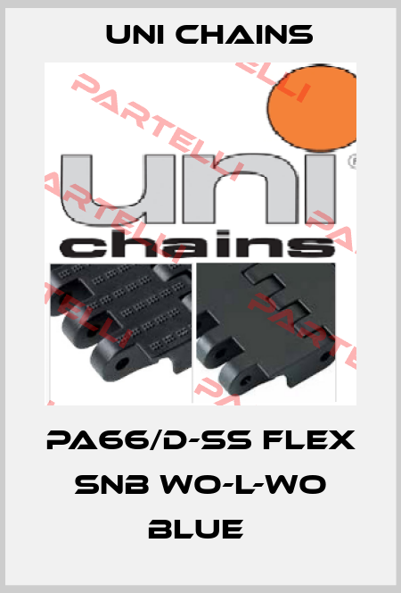 PA66/D-SS FLEX SNB WO-L-WO BLUE  Uni Chains