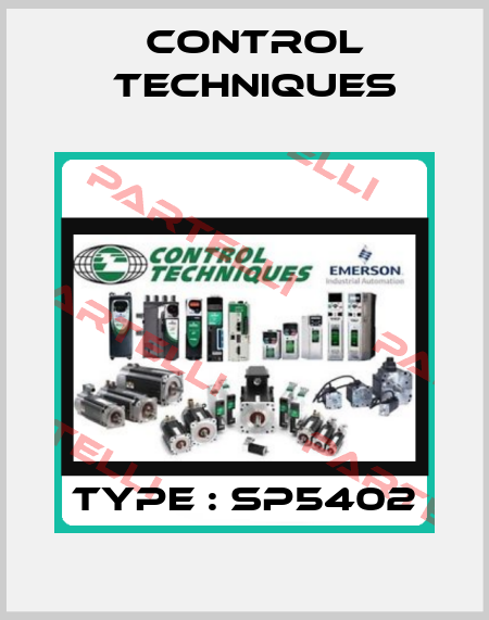 Type : SP5402 Control Techniques