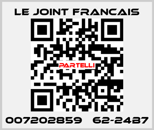 007202859   62-24B7 LE JOINT FRANCAIS