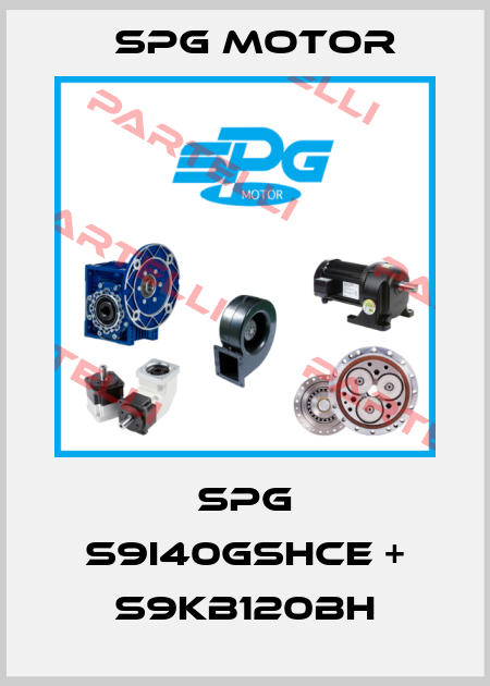 SPG S9I40GSHCE + S9KB120BH Spg Motor
