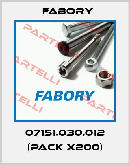 07151.030.012 (pack x200) Fabory