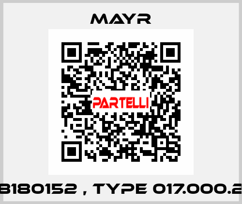 8180152 , type 017.000.2 Mayr