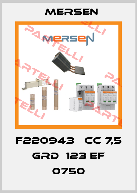 F220943   CC 7,5 GRD  123 EF 0750 Mersen