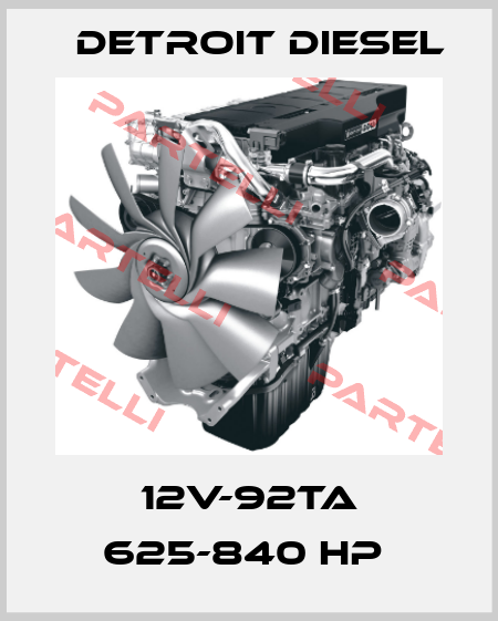 12V-92TA 625-840 HP  Detroit Diesel