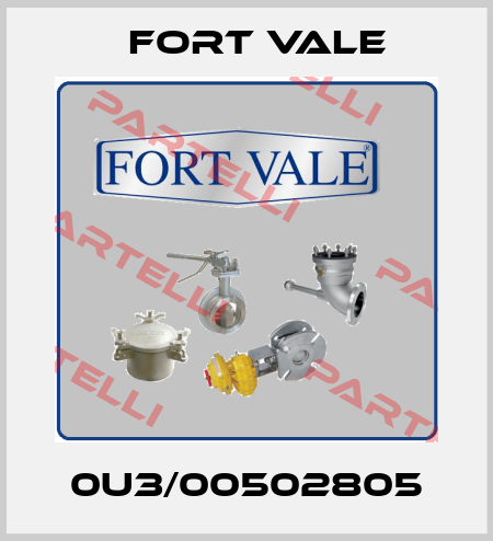 0U3/00502805 Fort Vale