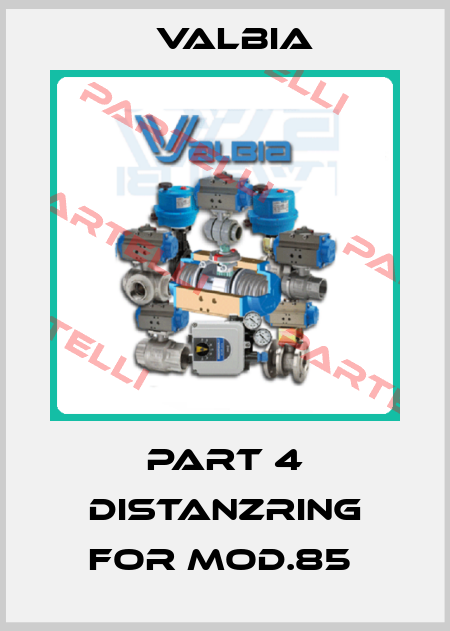 PART 4 DISTANZRING FOR MOD.85  Valbia