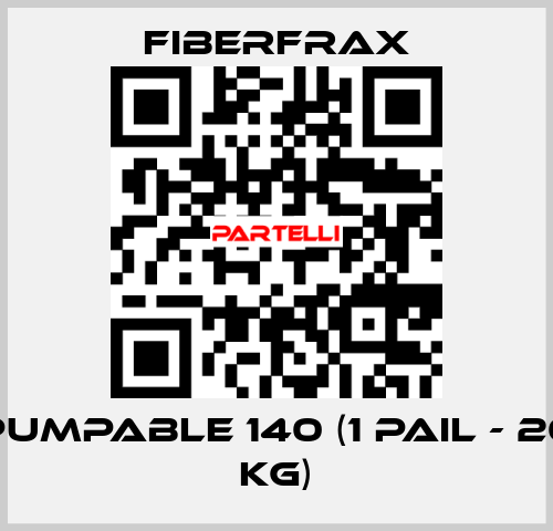 PUMPABLE 140 (1 pail - 20 kg) Fiberfrax