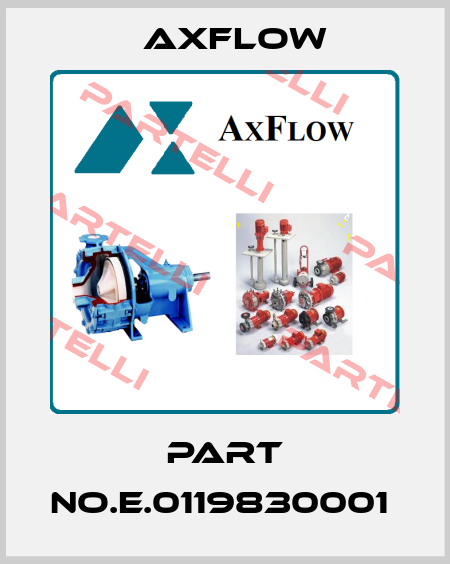 PART NO.E.0119830001  Axflow