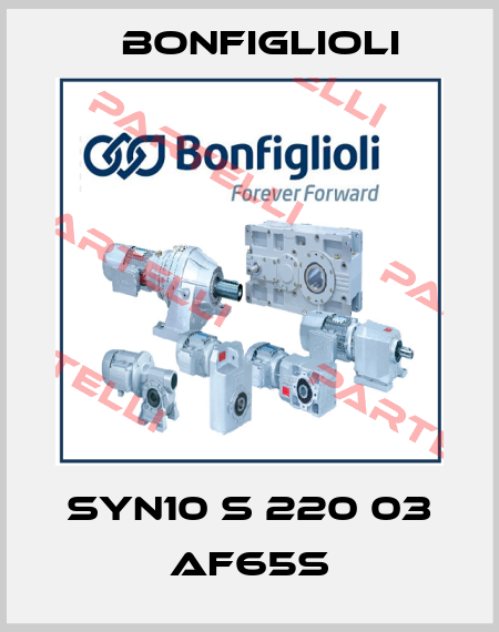 SYN10 S 220 03 AF65S Bonfiglioli