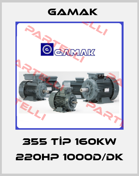 355 TİP 160KW 220HP 1000D/DK Gamak