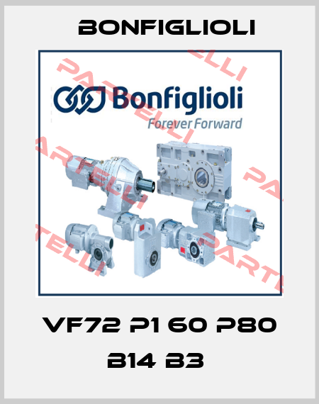 VF72 P1 60 P80 B14 B3  Bonfiglioli