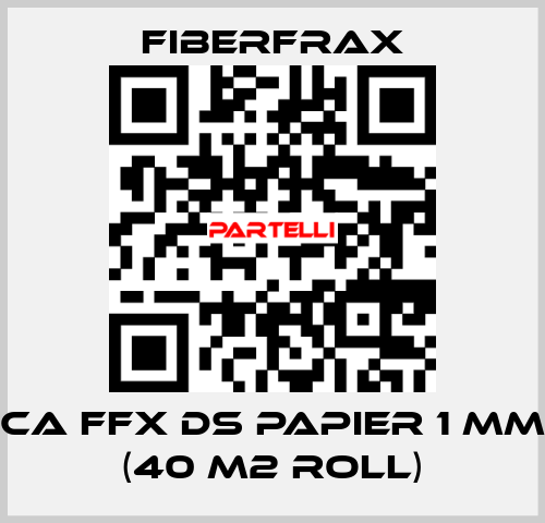 CA FFX DS PAPIER 1 MM (40 m2 roll) Fiberfrax