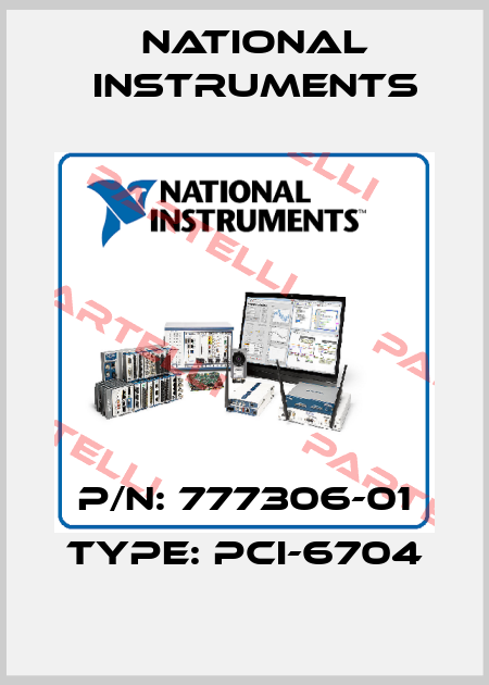 P/N: 777306-01 Type: PCI-6704 National Instruments
