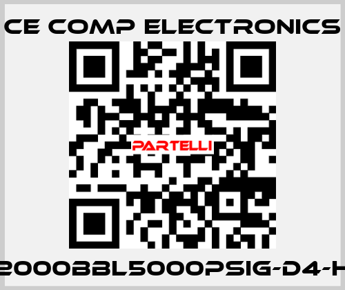 DPG2000BBL5000PSIG-D4-HA-10 Ce Comp Electronics