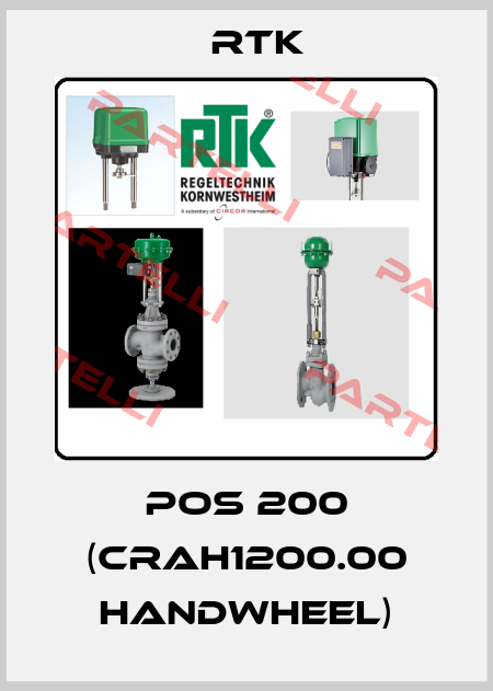 POS 200 (CRAH1200.00 HANDWHEEL) RTK