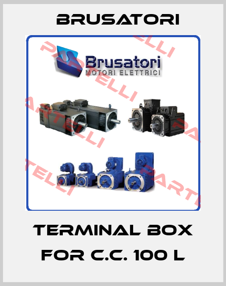 terminal box for C.C. 100 L Brusatori