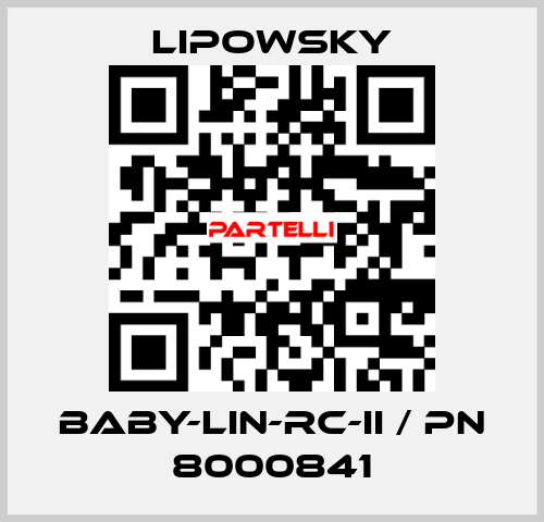 Baby-LIN-RC-II / PN 8000841 Lipowsky
